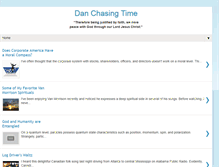 Tablet Screenshot of danchasingtime.com